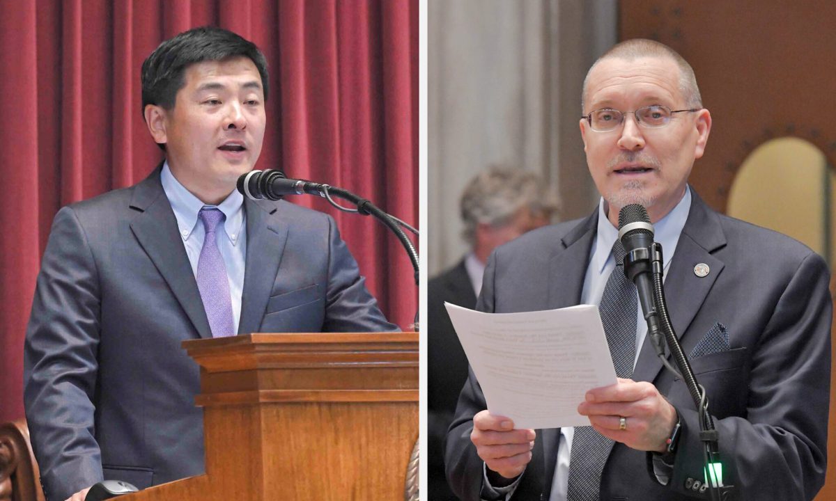 Missouri House Speaker Jon Patterson, from Lee's Summit, faces former state Rep. Dan Stacy, of Blue Springs, in the Republican primary for the State Senate's 8th District (Tim Bommel/House Communications).